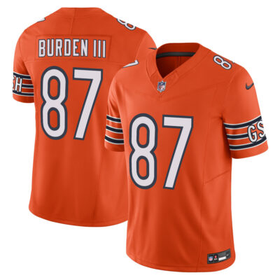 Luther Burden III Chicago Bears Orange Alternate Vapor F.U.S.E Limited Jersey - All Stitched