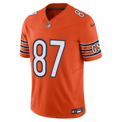Alternative view of Luther Burden III Chicago Bears Orange Alternate Vapor F.U.S.E Limited Jersey - All Stitched