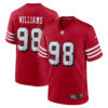Mykel Williams San Francisco 49ers Scarlet Alternate Game Jersey - All Stitched