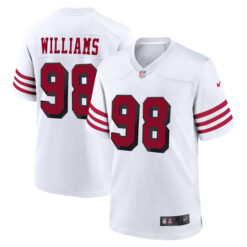 Mykel Williams San Francisco 49ers White Alternate Game Jersey - All Stitched