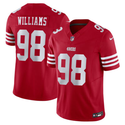Mykel Williams San Francisco 49ers Scarlet Home Vapor F.U.S.E Limited Jersey - All Stitched