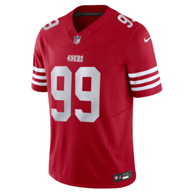 Alternative view of Alfred Collins San Francisco 49ers Scarlet Home Vapor F.U.S.E Limited Jersey - All Stitched