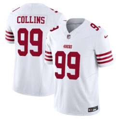 Alfred Collins San Francisco 49ers White Road Vapor F.U.S.E Limited Jersey - All Stitched