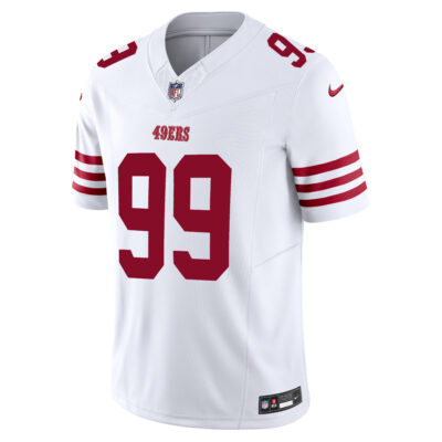 Alternative view of Alfred Collins San Francisco 49ers White Road Vapor F.U.S.E Limited Jersey - All Stitched