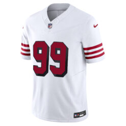 Alternative view of Alfred Collins San Francisco 49ers White Alternate Vapor F.U.S.E Limited Jersey - All Stitched