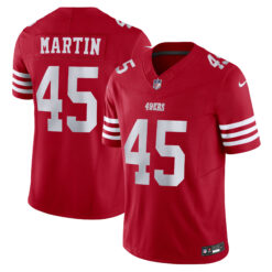 Nick Martin San Francisco 49ers Scarlet Home Vapor F.U.S.E Limited Jersey - All Stitched