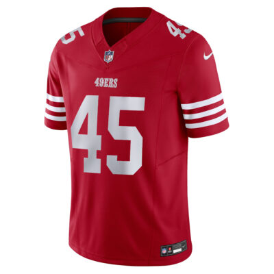 Alternative view of Nick Martin San Francisco 49ers Scarlet Home Vapor F.U.S.E Limited Jersey - All Stitched