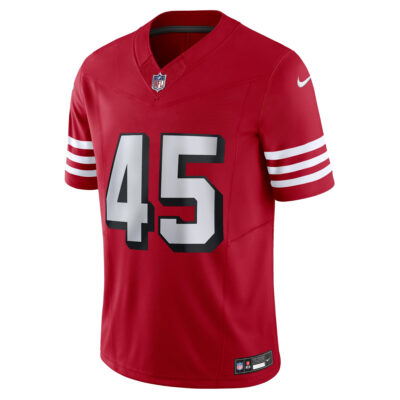 Alternative view of Nick Martin San Francisco 49ers Scarlet Alternate Vapor F.U.S.E Limited Jersey - All Stitched
