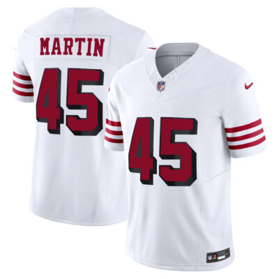 Nick Martin San Francisco 49ers White Alternate Vapor F.U.S.E Limited Jersey - All Stitched