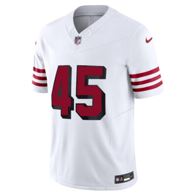 Alternative view of Nick Martin San Francisco 49ers White Alternate Vapor F.U.S.E Limited Jersey - All Stitched