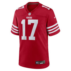 Alternative view of Jordan Watkins San Francisco 49ers Scarlet Home Game Jersey - All Stitched