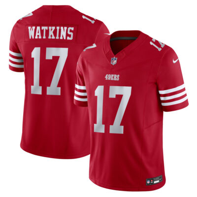 Jordan Watkins San Francisco 49ers Scarlet Home Vapor F.U.S.E Limited Jersey - All Stitched