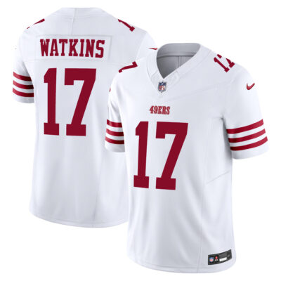 Jordan Watkins San Francisco 49ers White Road Vapor F.U.S.E Limited Jersey - All Stitched