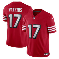Jordan Watkins San Francisco 49ers Scarlet Alternate Vapor F.U.S.E Limited Jersey - All Stitched