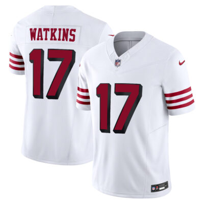 Jordan Watkins San Francisco 49ers White Alternate Vapor F.U.S.E Limited Jersey - All Stitched
