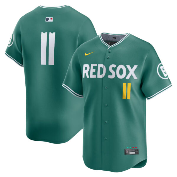 Rafael Devers Boston Red Sox Green 2025 City Connect Limited Jersey - All Stitched