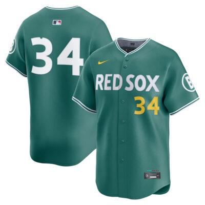 David Ortiz Boston Red Sox Green 2025 City Connect Limited Jersey - All Stitched