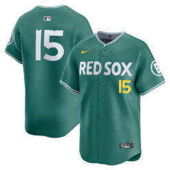 Dustin Pedroia Boston Red Sox Green 2025 City Connect Limited Jersey - All Stitched