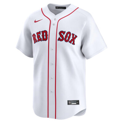 Alternative view of Garrett Crochet Boston Red Sox White Home Limited Jersey - All Stitched