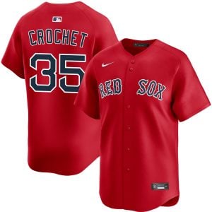 Garrett Crochet Boston Red Sox Red Alternate Limited Jersey - All Stitched