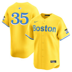 Garrett Crochet Boston Red Sox Gold City Connect Limited Jersey - All Stitched
