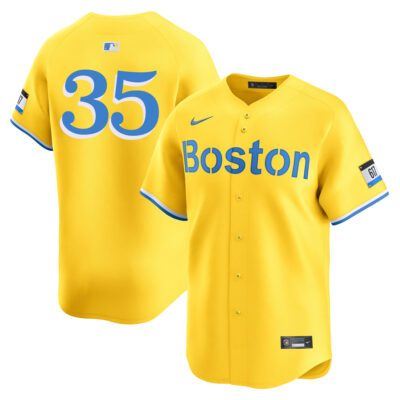 Garrett Crochet Boston Red Sox Gold City Connect Limited Jersey - All Stitched