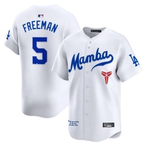 Freddie Freeman Los Angeles Dodgers White Kobe Honor Collection Limited Jersey - All Stitched
