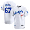 Vin Scully Los Angeles Dodgers White Kobe Honor Collection Limited Jersey - All Stitched
