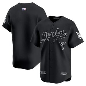 Los Angeles Dodgers Black Kobe Honor Collection Limited Jersey - All Stitched