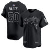 Mookie Betts Los Angeles Dodgers Black Kobe Honor Collection Limited Jersey - All Stitched