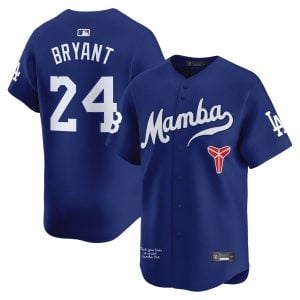 Kobe Bryant Los Angeles Dodgers Royal Blue Kobe Honor Collection Limited Jersey - All Stitched