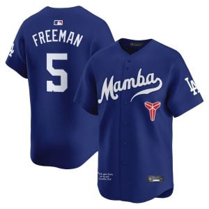 Freddie Freeman Los Angeles Dodgers Royal Blue Kobe Honor Collection Limited Jersey - All Stitched