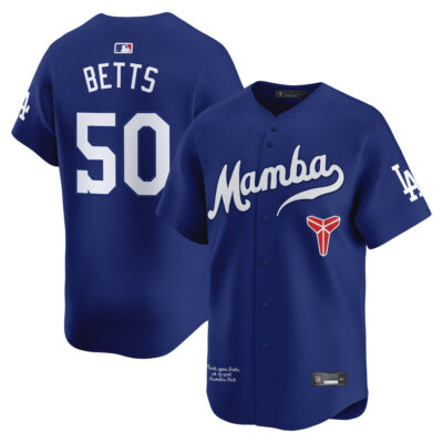 Mookie Betts Los Angeles Dodgers Royal Blue Kobe Honor Collection Limited Jersey - All Stitched