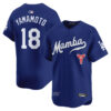 Yoshinobu Yamamoto Los Angeles Dodgers Royal Blue Kobe Honor Collection Limited Jersey - All Stitched