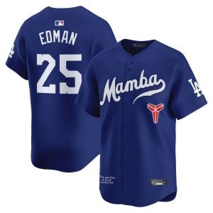 Tommy Edman Los Angeles Dodgers Royal Blue Kobe Honor Collection Limited Jersey - All Stitched