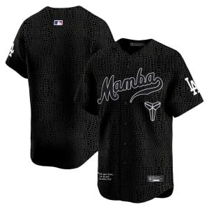 Los Angeles Dodgers Black Mamba Kobe Honor Collection Limited Jersey - All Stitched