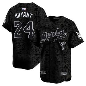Kobe Bryant Los Angeles Dodgers Black Mamba Kobe Honor Collection Limited Jersey - All Stitched