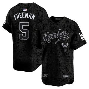 Freddie Freeman Los Angeles Dodgers Black Mamba Kobe Honor Collection Limited Jersey - All Stitched