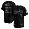 Mookie Betts Los Angeles Dodgers Black Mamba Kobe Honor Collection Limited Jersey - All Stitched