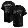 Yoshinobu Yamamoto Los Angeles Dodgers Black Mamba Kobe Honor Collection Limited Jersey - All Stitched