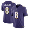 Lamar Jackson Baltimore Ravens Purple Home Vapor F.U.S.E Limited Jersey - All Stitched