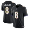 Lamar Jackson Baltimore Ravens Black Alternate Vapor F.U.S.E Limited Jersey - All Stitched