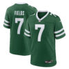 Justin Fields New York Jets Green Home Game Jersey - All Stitched