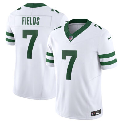 Justin Fields New York Jets White Road Vapor F.U.S.E Limited Jersey - All Stitched