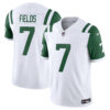 Justin Fields New York Jets White Classic Alternate Vapor F.U.S.E Limited Jersey - All Stitched