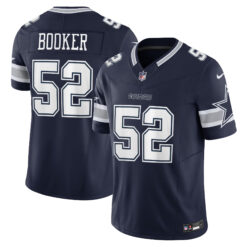 Tyler Booker Dallas Cowboys Navy Home Vapor F.U.S.E Limited Jersey - All Stitched