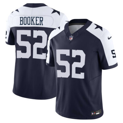 Tyler Booker Dallas Cowboys Navy Alternate Vapor F.U.S.E Limited Jersey - All Stitched