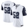 Tyler Booker Dallas Cowboys White Alternate Vapor F.U.S.E Limited Jersey - All Stitched
