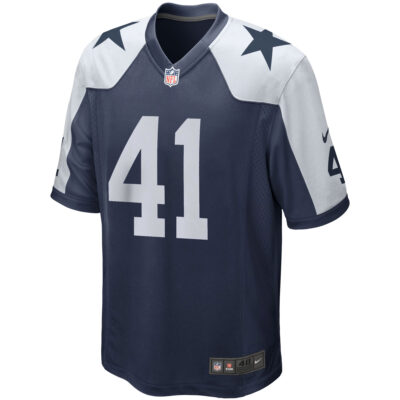 Alternative view of Donovan Ezeiruaku Dallas Cowboys Navy Alternate Game Jersey - All Stitched