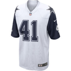 Alternative view of Donovan Ezeiruaku Dallas Cowboys White Alternate Game Jersey - All Stitched